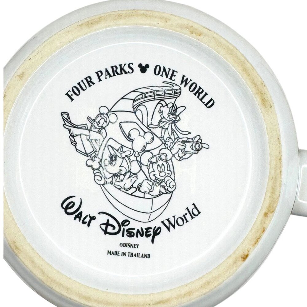Disney Parks Mug Four Parks One World Characters 3D Granndma Ceramic Exclusive - Picture 5 of 9